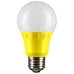 Sunlite Yellow LED A19 3 Watt Medium Base 120 Volt UL Listed LED - Image 2