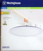 Westinghouse Flat Panel Round LED 12W 30K Warm White - Image 2