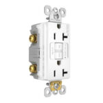 125V Self-Test Duplex GFCI, White