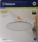 Westinghouse 4.7" Flat Panel Round LED 4W 65K White - Image 2