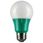 Sunlite Green LED A19 3 Watt Medium Base 120 Volt UL Listed LED - Image 3
