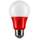 Sunlite Red LED A19 3 Watt Medium Base 120 Volt UL Listed LED - Image 2