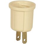 2 Pin Lamp Holder E27 Base Adapter