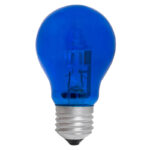 Sunlite 25 Watt A19 Colored, Medium Base, Transparent Blue