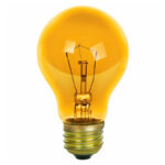 Sunlite 25 Watt A19 Colored, Medium Base, Transparent Yellow