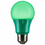 Sunlite Green LED A19 3 Watt Medium Base 120 Volt UL Listed LED