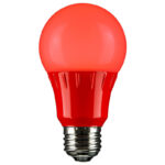 Sunlite Red LED A19 3 Watt Medium Base 120 Volt UL Listed LED