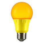 Sunlite Yellow LED A19 3 Watt Medium Base 120 Volt UL Listed LED