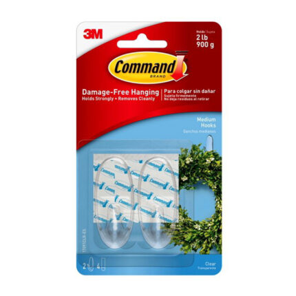 3M Command Hooks, Mini, White – ½ lb - 6 per Pack - Engineering and Clean  Technologies Ltd