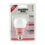 Sunlite Pink LED A19 3 Watt Medium Base 120 Volt UL Listed LED - Image 2
