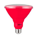 Sunlite 81475 LED PAR38 Red Recessed Bulb 15 Watt  Medium Base 120 Volt ETL Listed