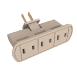 Stanley 3-Outlet Swivel 2-Pin Adapter