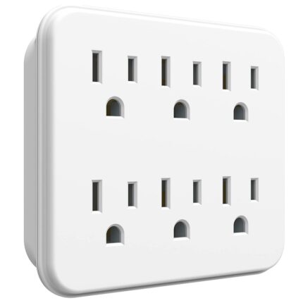 Stanley 6-Outlet grounded Wall Tap