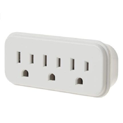 Stanley Electric 3 Way Adapter White