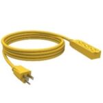 Stanley Indoor CordMax SHOP 12ft 3-OUTLET EXTENSION Yellow - Image 2