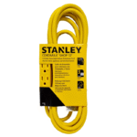 Stanley Indoor CordMax SHOP 12ft 3-OUTLET EXTENSION Yellow
