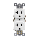 Enerlites - Commercial Grade 20A 125V 5-20R Duplex Receptacle White