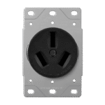 Enerlites - Industrial Grade Flush Mount Receptacle, 50A, 10-50R