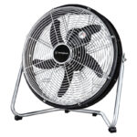 72717- Westinghouse 14" Floor Fan Silver / Black Metal Blade