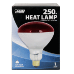 Feit Red Coated Heat Bulb - Image 2