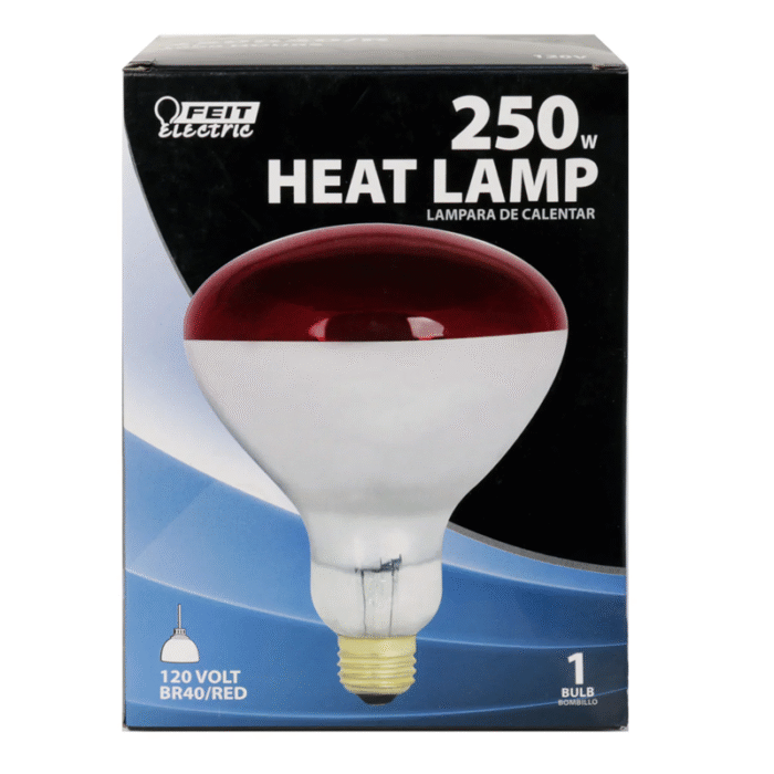 Feit Red Coated Heat Bulb - Image 2