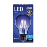 Feit A19 TRANSPARENT BLUE LED - Image 2