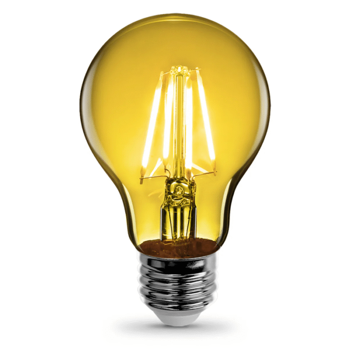 Feit A19 TRANSPARENT YELLOW LED - Image 3