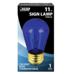 Feit Blue Incandescent Sign Lamp - Image 2