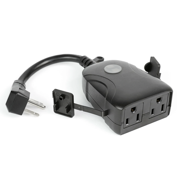 Feit 2 Outlet WET Location WIFI 1PK Black - Image 3