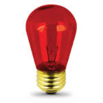 Feit Red Incandescent Sign Lamp