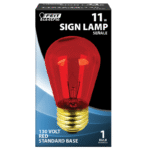 Feit Red Incandescent Sign Lamp - Image 2