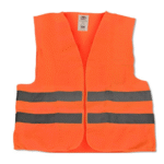 BROWN USA RED REFLECTIVE SAFETY VEST - Extra Large