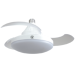 79072 - Westinghouse Retractable Ceiling Fan with Circular LED Lamp - Mini Borealis 15'' White